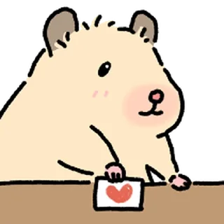 Video sticker ⭐ 햄스터 확대 5 by 뾰로롱🍭