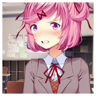 Telegram sticker 🍴 ‧ ♡₊ 🧁⊹ нацуки ₊ ♡.° by @anime_stickerr