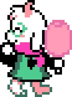 Telegram sticker 🍬 Ralsei Sprites