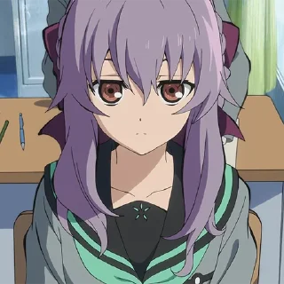 Sticker 💜 Shinoa Hiragi @xxTokyo_Art