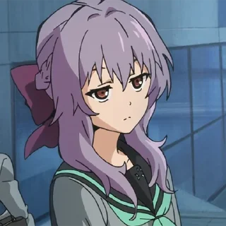 Телеграм стикер 💜 Shinoa Hiragi @xxTokyo_Art