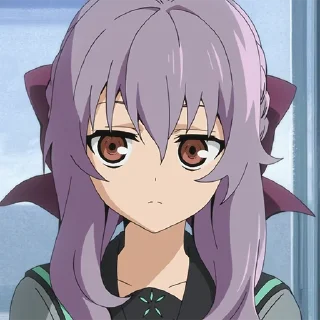 Телеграм стикер 💜 Shinoa Hiragi @xxTokyo_Art