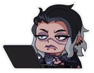 Telegram sticker 😖 Valorant @hazhan