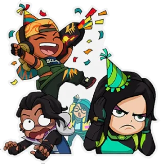 Sticker 😣 Valorant @hazhan