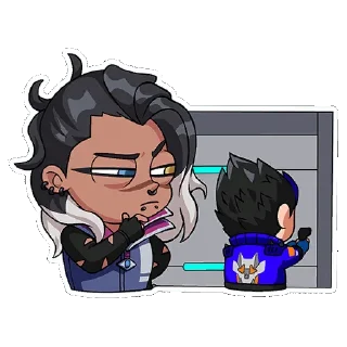 Telegram sticker 🤔 Valorant @hazhan