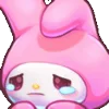 Video sticker 😢 Pink | @emoji_fan