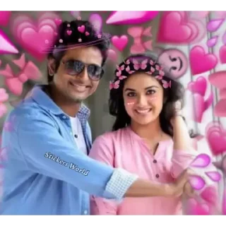 Telegram sticker 🤗 @StickersWorld_Offl Crush Stickers