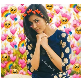 Telegram sticker 😍 @StickersWorld_Offl Crush Stickers