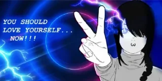 Telegram sticker ❤️ who&#039;s rae anyway? @ThyRaee