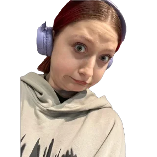 Telegram sticker 🫥 Похуїстка😝