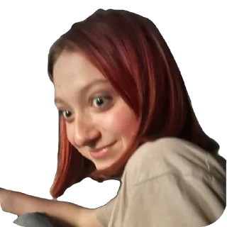 Telegram sticker 😰 Похуїстка😝