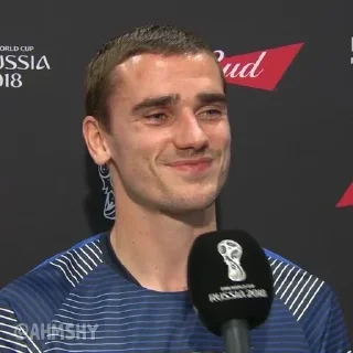 Telegram sticker 🔴 - ᗷY @ahMshY 𓉮 . Antoine Griezmann