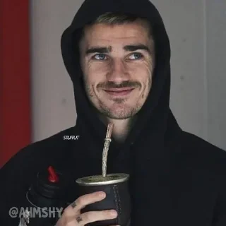 Telegram sticker 🔴 - ᗷY @ahMshY 𓉮 . Antoine Griezmann