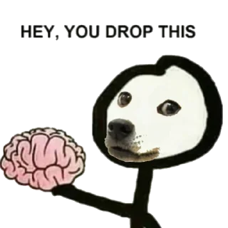 Telegram sticker 🧠 Doge