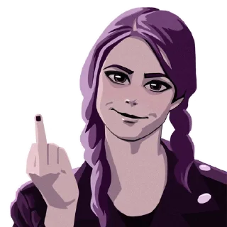 Video sticker 🖕 fuck