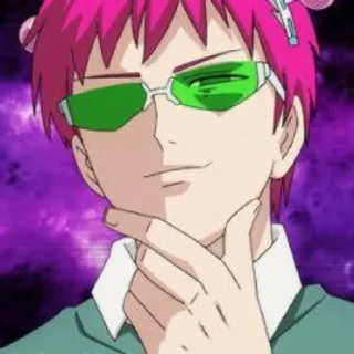 Telegram sticker 🌸 Saiki kusuo^._.^ :: @fStikBot