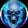 Sticker 💀 blue skull - @tgemojis