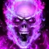 Video sticker 💀 blue skull - @tgem...