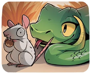 Telegram stiker 🐍 Шипучка без надписей  @stickers_vk