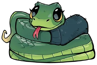 Video sticker 🐍 Шипучка без надписей  @stickers_vk