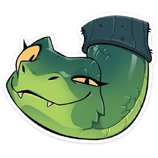 Telegram stiker 😜 Шипучка без надписей  @stickers_vk