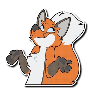 Telegram sticker 🙄 Rex the Fox