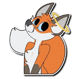 Video sticker 😇 Rex the Fox