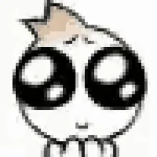 Telegram sticker 🥺 лукоголовый из шикимори :: @fStikBot)