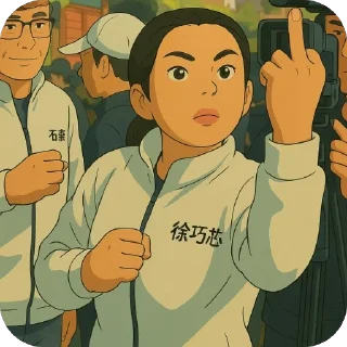 Video sticker 🫥 Thomas 吉卜力風格梗圖