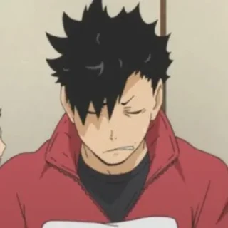 Telegram sticker 🖤 - 𝐽𝑂𝐼𝑁 : @AHMSHY . Tetsurou Kuroo
