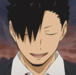 Telegram sticker 🖤 - 𝐽𝑂𝐼𝑁 : @AHMSHY . Tetsurou Kuroo