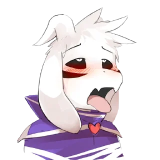 Telegram sticker 🤤 Goat#1_Asriel
