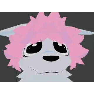 Telegram sticker 🖤 Mau makan apa?