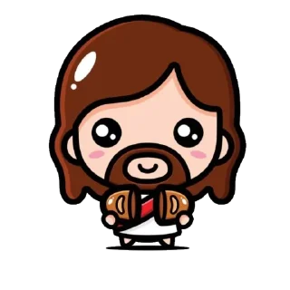 Телеграм стикер 🌟 Baby Jesus Christ :: @toplyanao