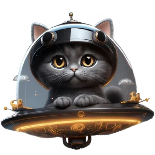 Telegram stiker 🛸 Черный кот @Nyasticks