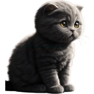 Telegram stiker 😕 Черный кот @Nyasticks