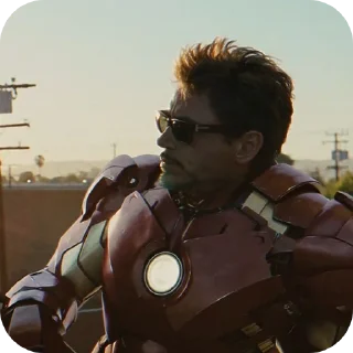 Telegram sticker 😎 Tony stark @VON_zoro