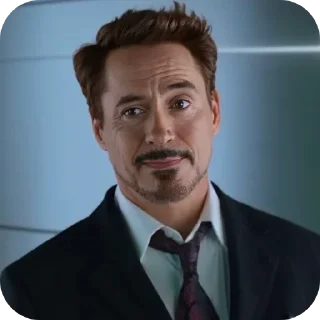 Telegram sticker 👔 Tony stark @VON_zoro