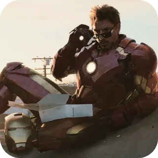Telegram sticker 🚗 Tony stark @VON_zoro