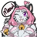 Telegram sticker 😉 Splice's pet play pack by Loveless Kia
