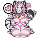 Telegram sticker ⛓ Splice's pet play pack by Loveless Kia