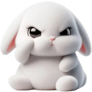 Telegram sticker 🤨 Вислоухая зайка @Nyasticks