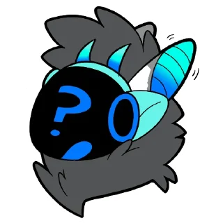 Sticker ⁉️ Gunjo Protogen @iwazaru_pooltoy_crux