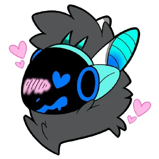 Video sticker 🥰 Gunjo Protogen @iwazaru_pooltoy_crux