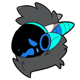 Video sticker 😭 Gunjo Protogen @iwazaru_pooltoy_crux