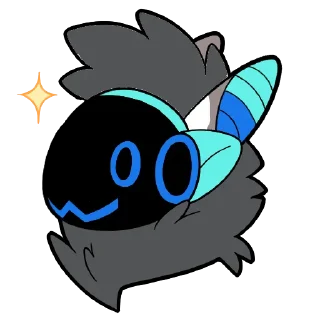Telegram sticker 😲 Gunjo Protogen @iwazaru_pooltoy_crux