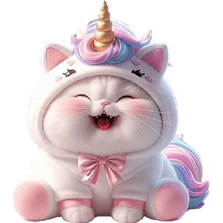 Video sticker 🤣 Мяу-единорог @Nyasticks