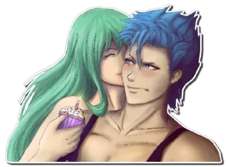 Video sticker 😘 Anime kiss 💋 @medovoe