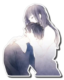 Video sticker ❤ Anime kiss 💋 @medovoe