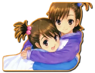 Telegram sticker ❤ Anime kiss 💋 @medovoe